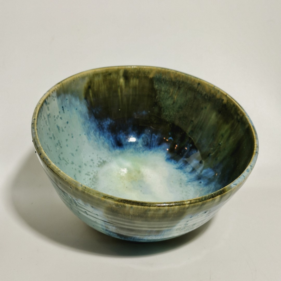 Bowl - grün-blau — Keramikatelier Brigitte Lang